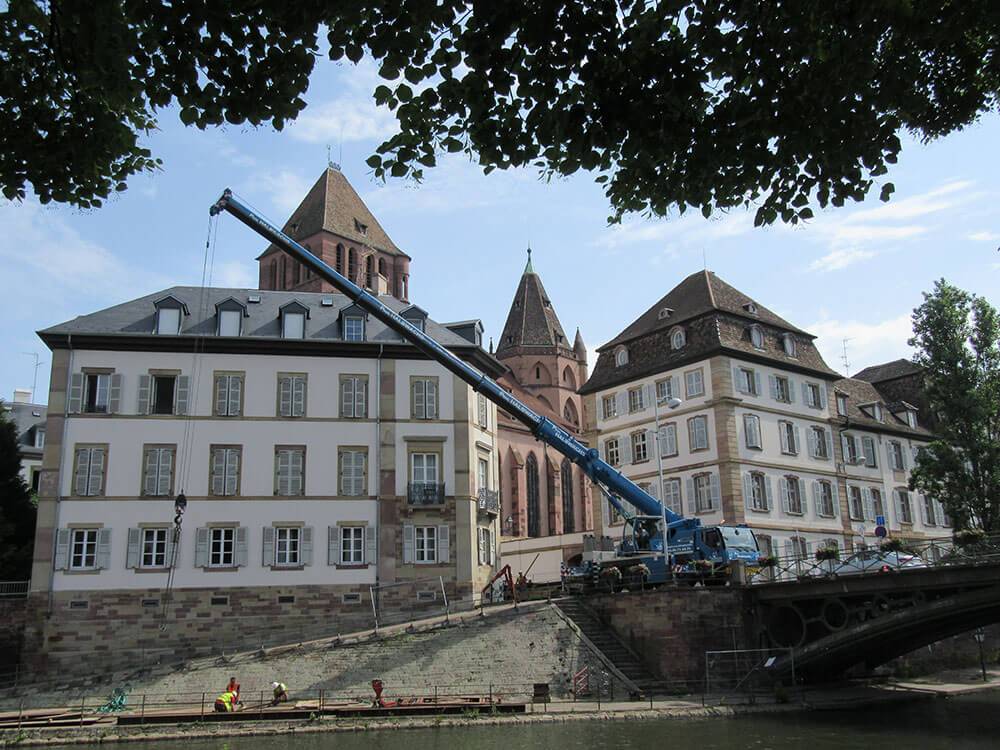 Grue quai St Thomas-Strasbourg